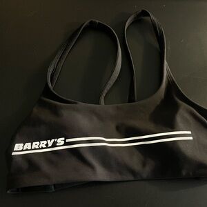 Barry's Black vuori Sports Bra